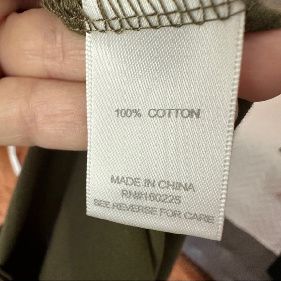 Stitchdrop Army Uniform Green Cotton Midi Dress | Size M - Picture 9 of 11